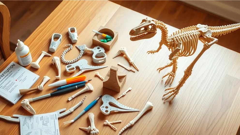 Bygg ditt eget dinosaurieskelett hemma