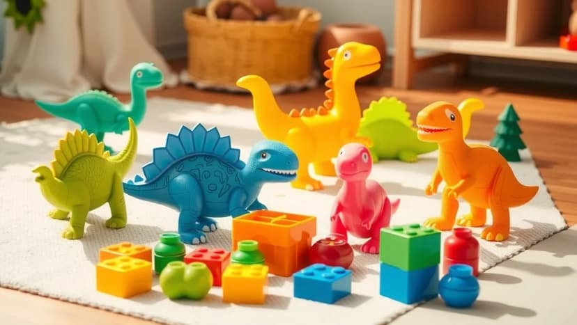 Bästa dinosaurier leksaker för 3 år gamla