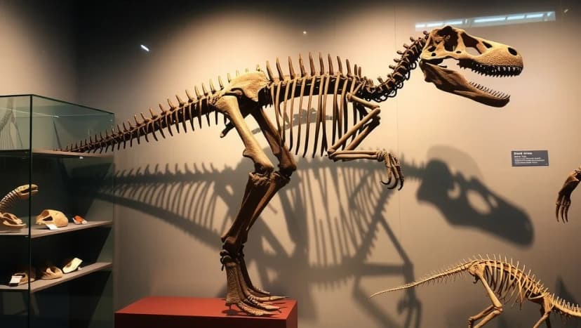 Naturhistoriska riksmuseet dinosaurier från olika tider